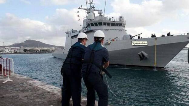El patrullero oceánico de la Armada 'Rayo' parte este lunes desde Gran Canaria para iniciar su crucero de resistencia