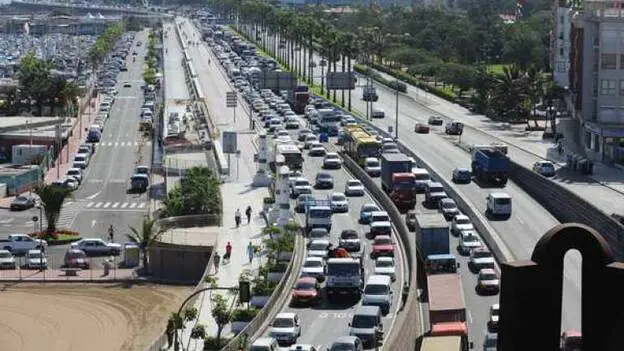 Las Palmas de Gran Canaria es la cuarta ciudad española con más congestión de tráfico