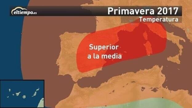 La primavera será "más cálida y más seca" en España por la posición del anticiclón de las Azores