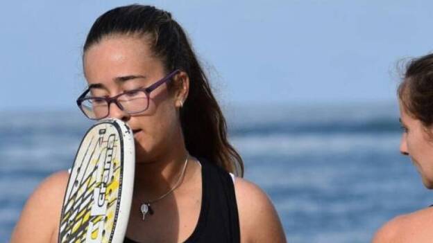 La canaria Carla Marrero, campeona del mundo sub 18 en tenis playa