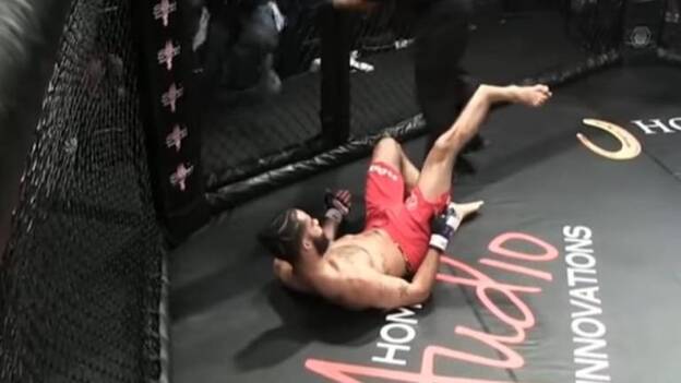 La espeluznante lesión de un luchador de MMA