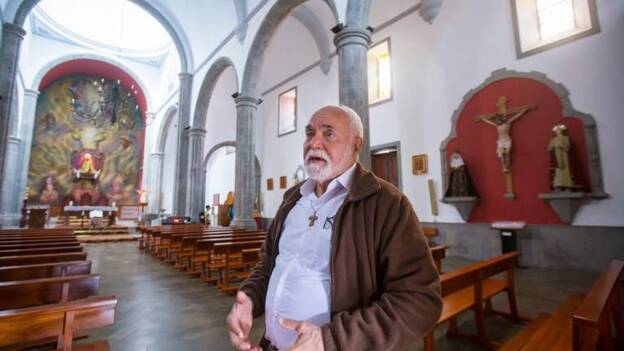 La cimentación de la iglesia de Santa Lucía, afectada por arcillas expansivas