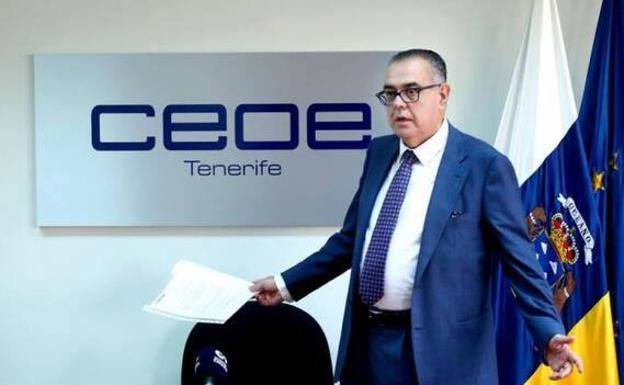 José Carlos Francisco, presidente de la CEOE de Tenerife. /c7