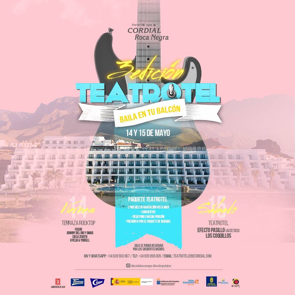 La III edición de Teatrotel: «Baila en tu balcón», la iniciativa del Hotel & Spa Cordial Roca Negra, cuelga el cartel de completo a los 3 días del anuncio