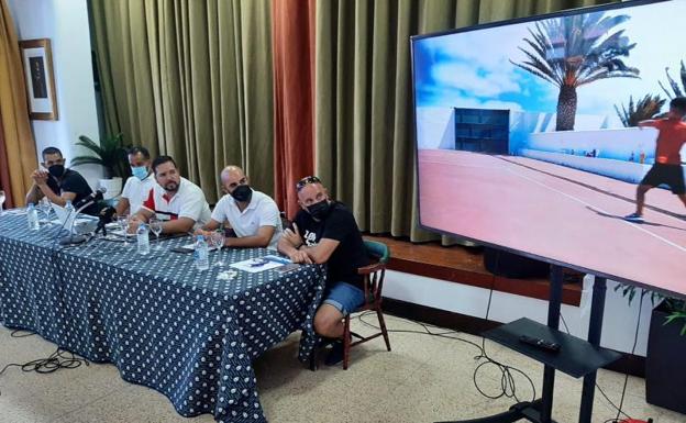 Presentación en el Real Club Náutico de Arrecife. /CARRASCO