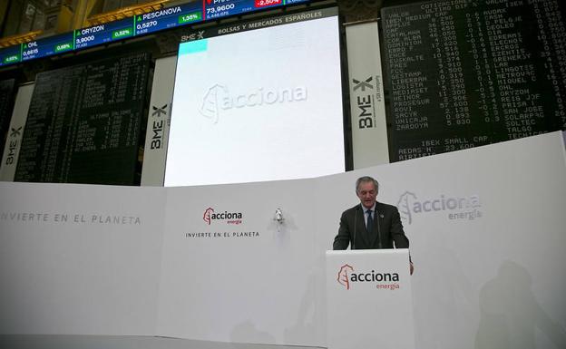 El presidente de Acciona Energía, José Manuel Entrecanales. 
