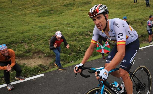 Omar Fraile, durante el reciente Tour de Francia. 
