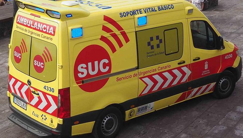 Herida tras la colisión frontal de dos vehículos y el vuelco de uno de ellos en Vecindario - Vimarsana News