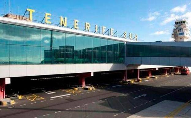 Aeropuerto del sur de Tenerife. 