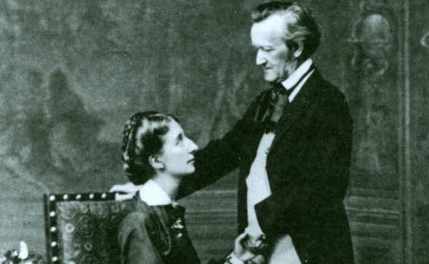 Richard Wagner y Cósima, su segunda esposa, en 1872. /Fundación Wagner