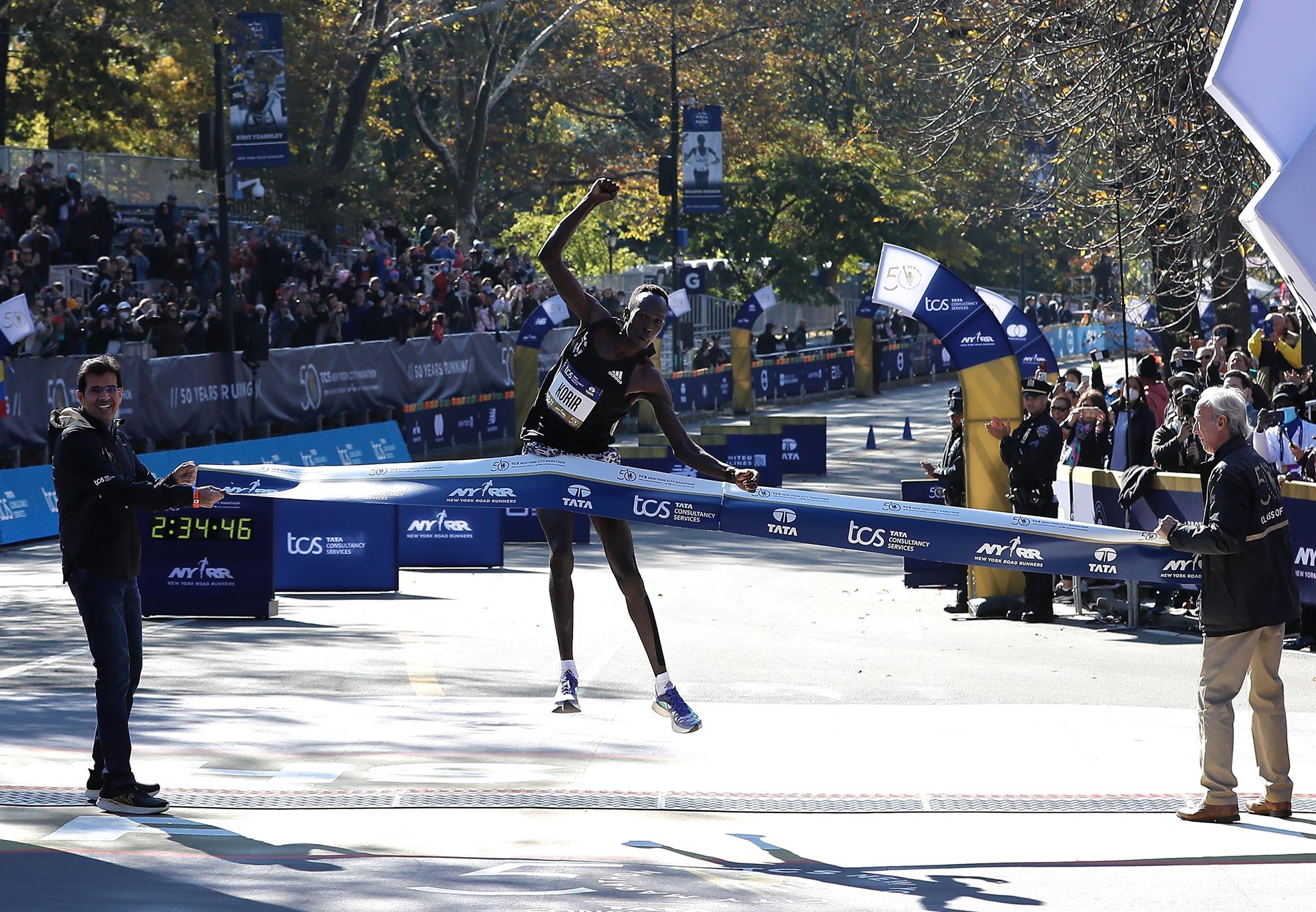 El keniata Korir ganó la maratón de Nueva York. / EFE