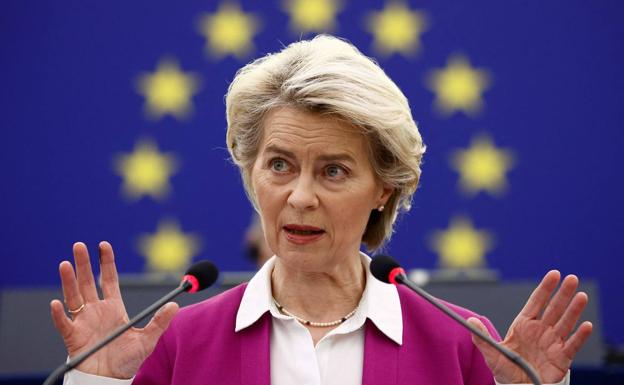 La presidenta de la Comision Europea, Ursula Von der Layen./AFP