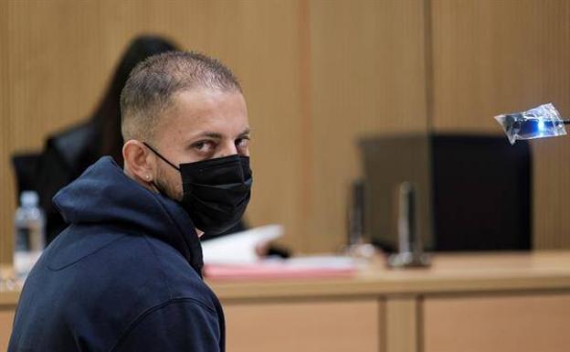 Imagen del acusado durante el juicio. 