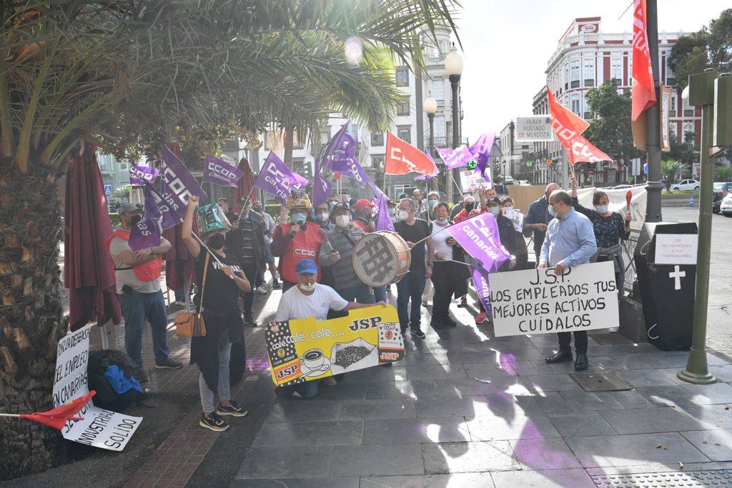 Los trabajadores de JSP se manifiestan contra un ERE «bestial»