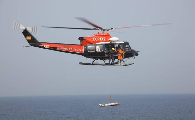 Imagen de archivo de un rescate en helicóptero. /C7