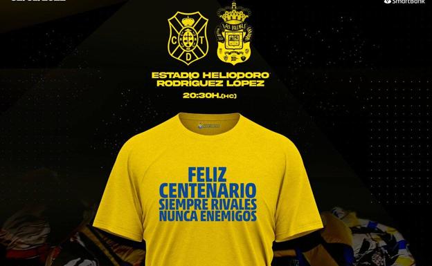 «Siempre rivales, nunca enemigos», el lema de la UD Las Palmas en el derbi