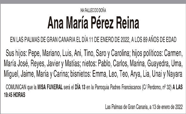 Ana María Pérez Reina