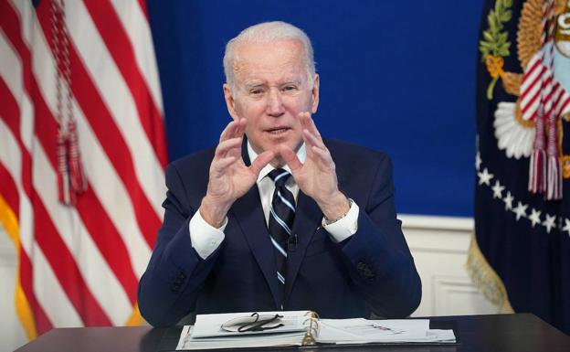 Joe Biden, en su comparecencia ante la nación./Reuters