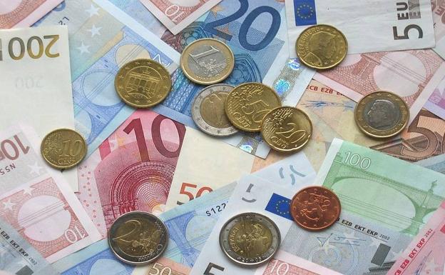 Billetes y monedas de euro. /pixabay