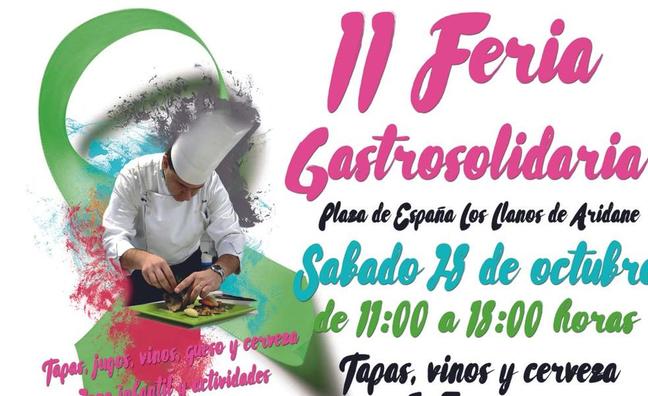 Una feria gastronómica solidaria para enfermos oncológicos en La Palma