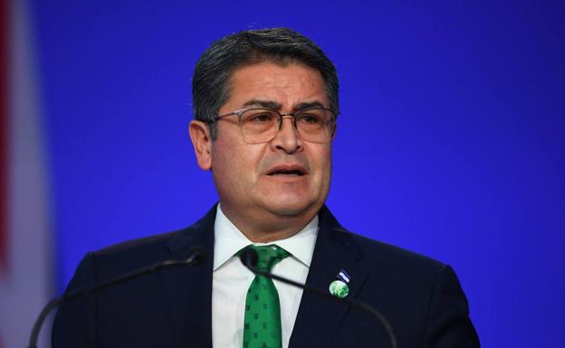 Juan Orlando Hernández, expresidente de Honduras./AFP