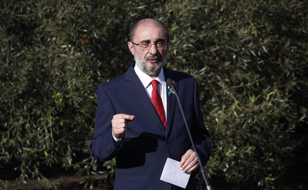 Javier Lambán, presidente de Aragón. /Juan Carlos Hidalgo (Efe)
