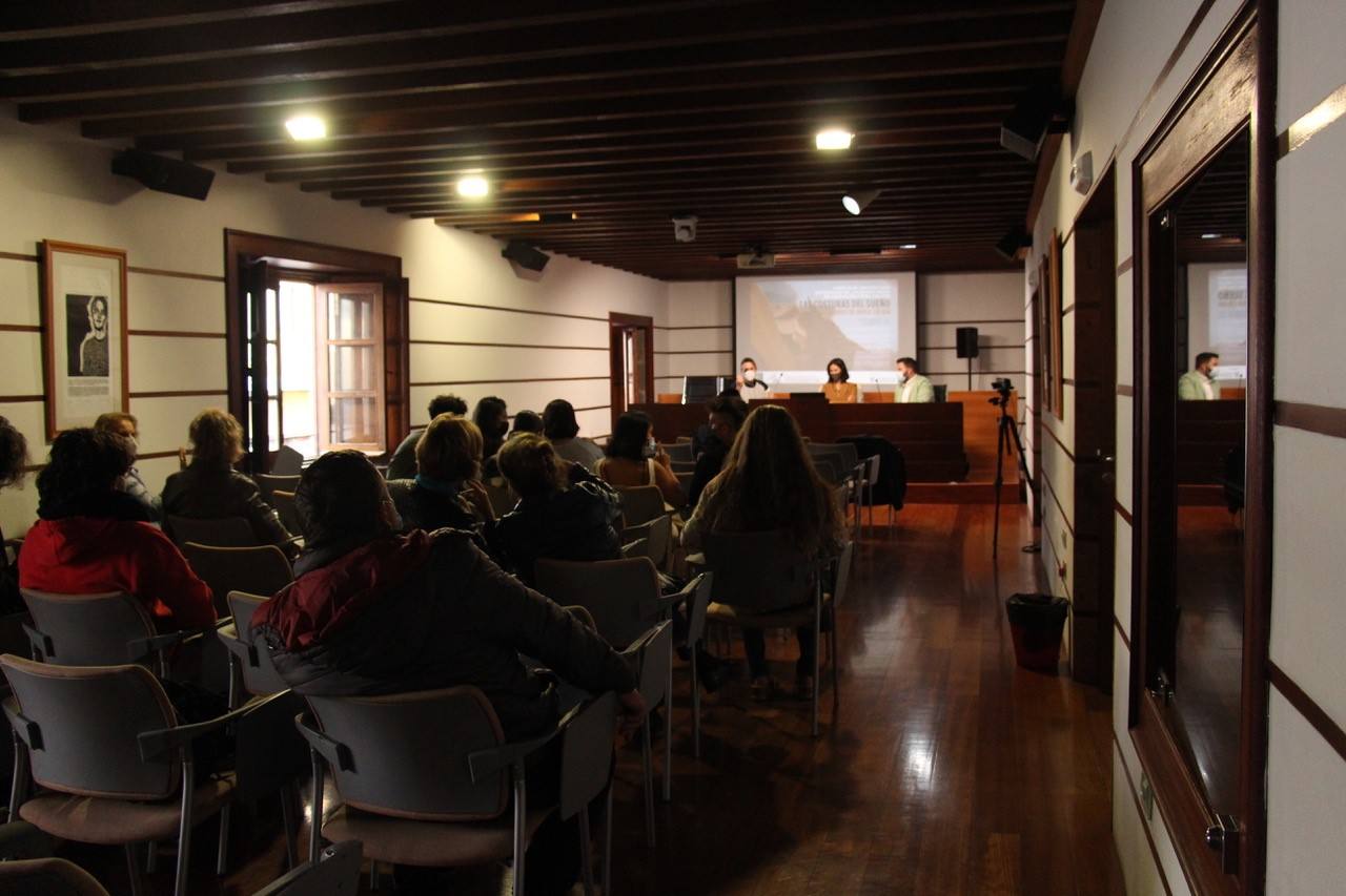 Durante la presentación del evento en la Casa Museo Pérez Galdós. /c7