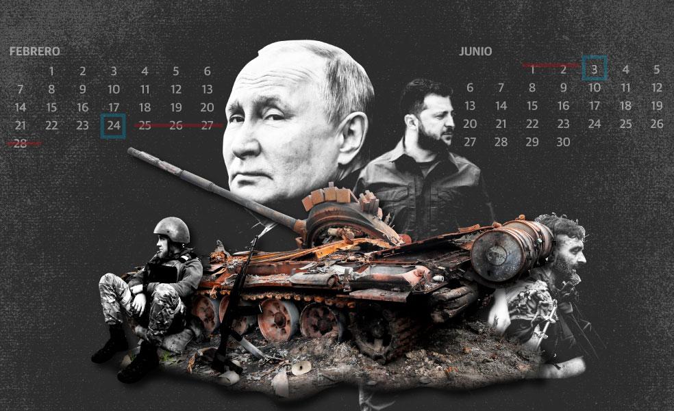 Cifras y claves de 100 días de guerra entre Rusia y Ucrania