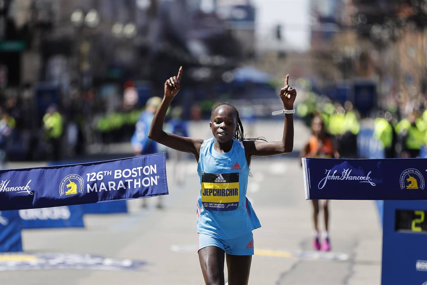 Las imágenes más destacadas de la Maratón de Boston
