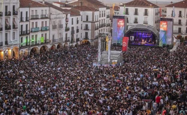 An edition of Womad in Cáceres. 