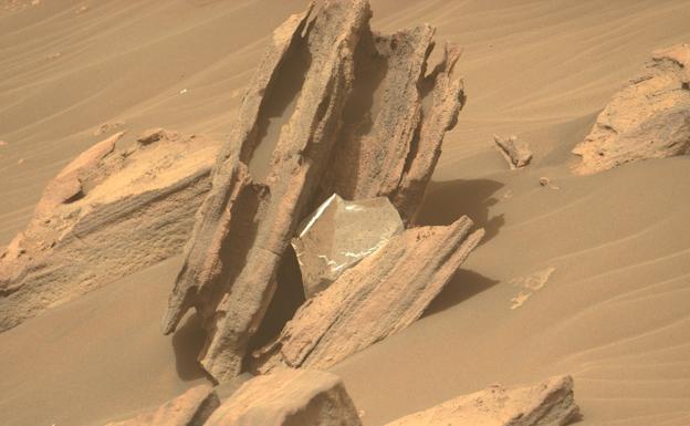 The object found by NASA's Perseverance rover on Mars.
