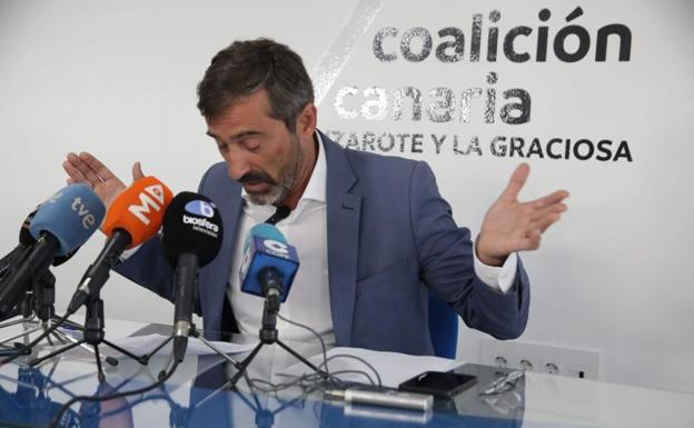 Pedro San Ginés en rueda de prensa. /CARRASCO