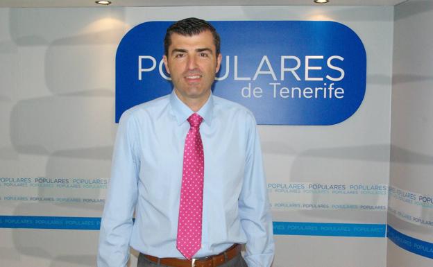 El presidente del Partido Popular de Canarias, Manuel Domínguez. 