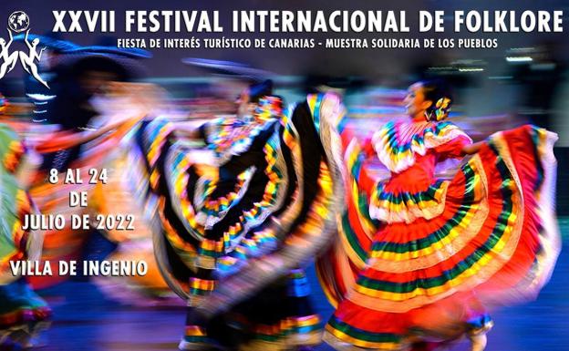 Cartel de esta edición del Festival Internacional de Folclore. /C7