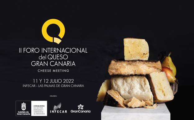 Cartel del II Foro Internacional del Queso en Gran Canaria. /C7