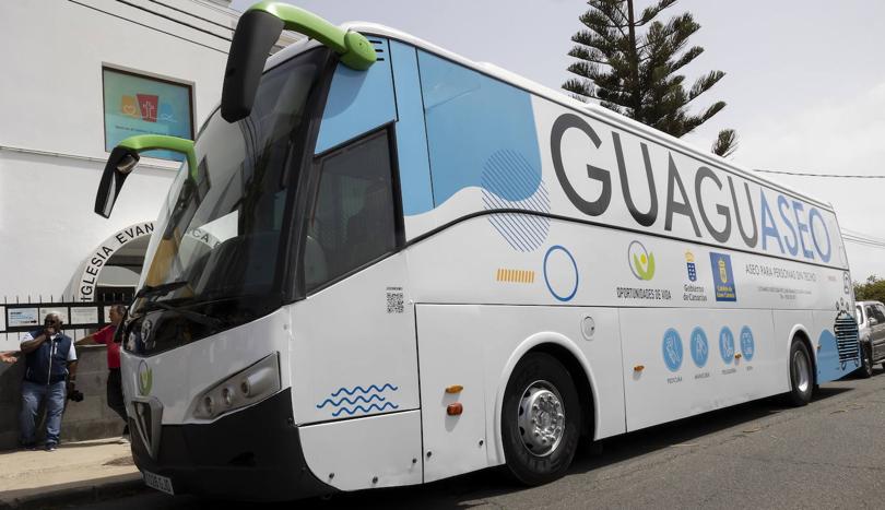 The 'guaguaseo' will give homeless people access to a bathroom and medical attention