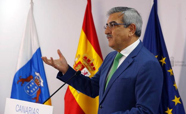 Román Rodríguez, consejero de Hacienda del Gobierno de Canarias. /efe