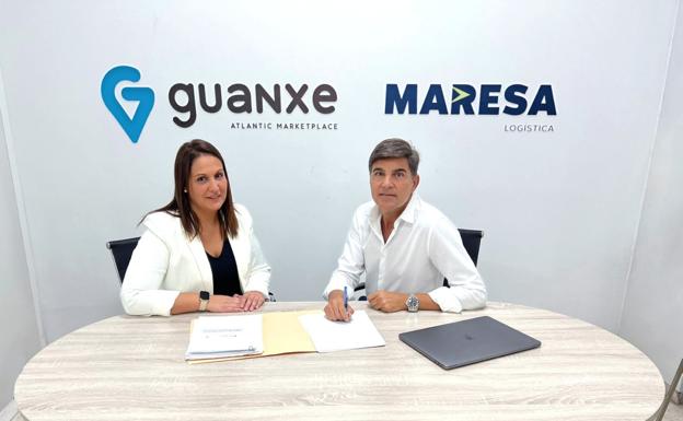 Vanesa de Blas y Javier Carratalá, directores de Operaciones de Guanxe y Maresa, respectivamente. 