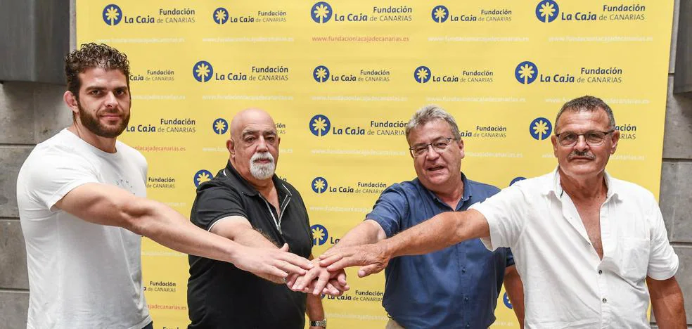 La Caja de Canarias Foundation, half a century of support for the island federations of Canarian Wrestling