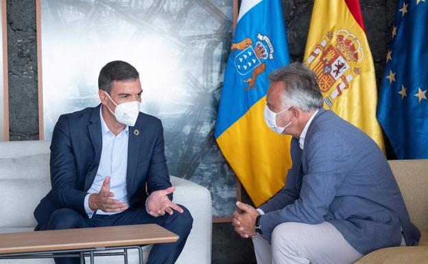 Imagen de archivo de un encuentro entre ambos presidentes en Lanzarote. 