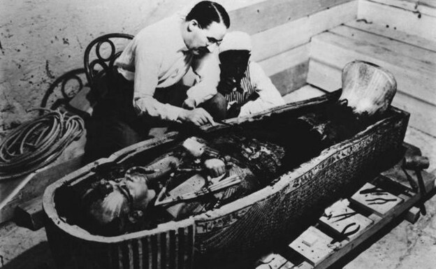 El arqueólogo británico Howard Carter , uno de los descubridores de la tumba de Tutankamón. /AFP