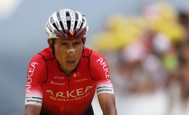 Nairo Quintana, durante la última edición del Tour de Francia/Afp