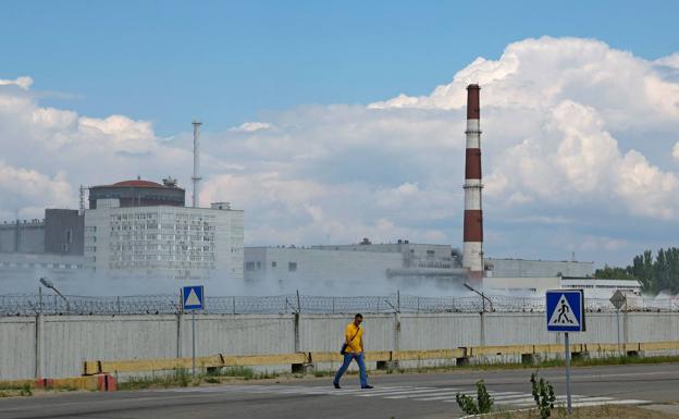 Complejo nuclear de Zaporiyia, del que Moscú tomó el control a principios de marzo.