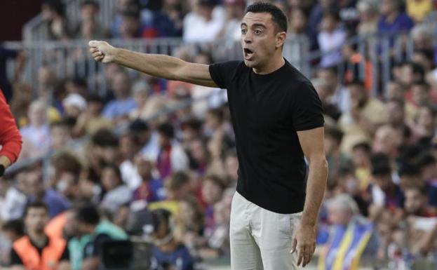 Xavi Hernández, Barça coach. 