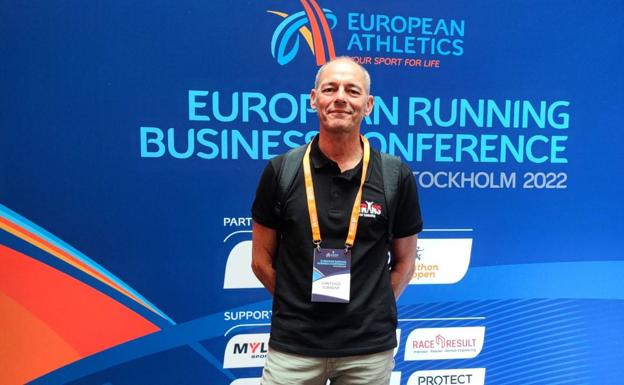 Santiago Torrent, representante de Arista Summit en el evento organizado por la Federación Europea de Atletismo. /C7