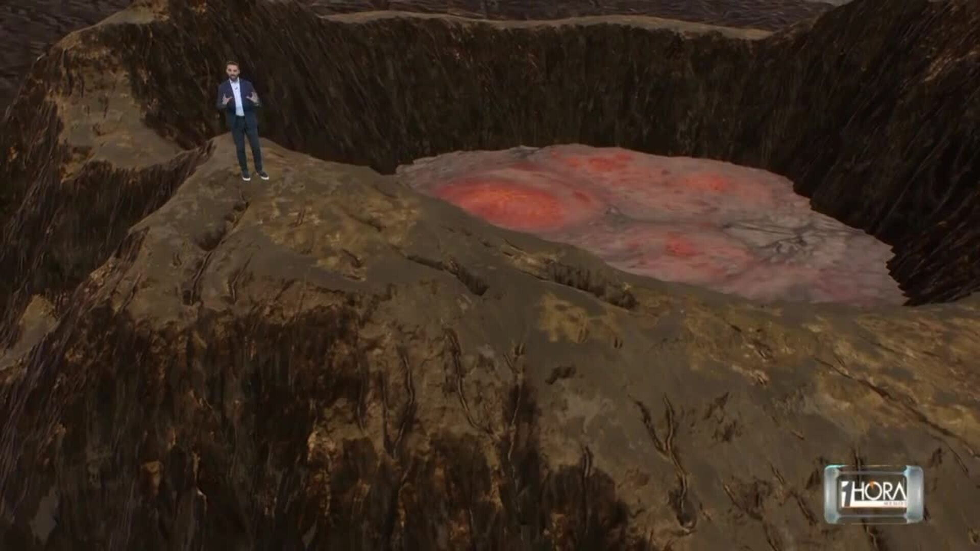 Realidad virtual sobre una hipotética erupción en el Teide