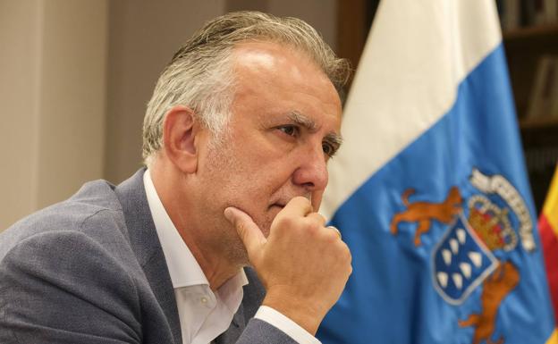Image of the Canarian president, Ángel Víctor Torres. 