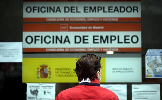 Oficina de Empleo en Madrid. 