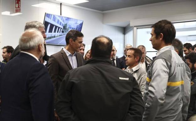 Sánchez visita este lunes el centro de I+D+i de Renault en Valladolid. /efe