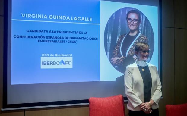 La vicepresidenta de la patronal catalana Foment del Treball, Virginia Guinda. /EFE